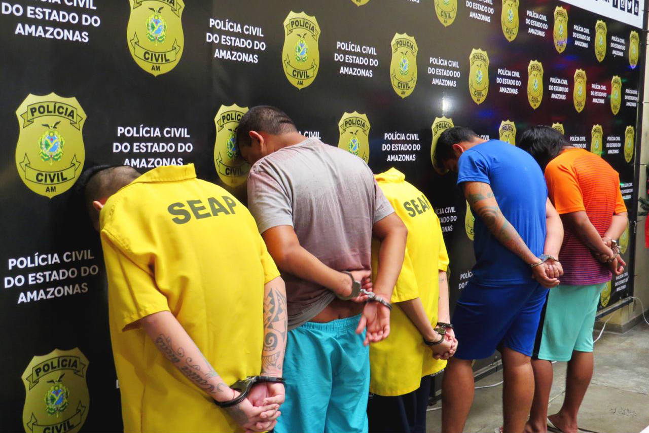 Cinco homens envolvidos em morte de detento do Compaj são presos