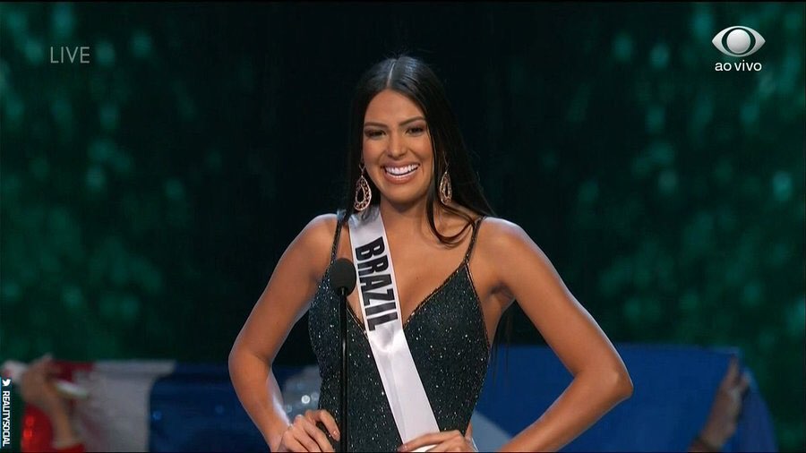 Mayra Dias é eliminada do Miss Universo