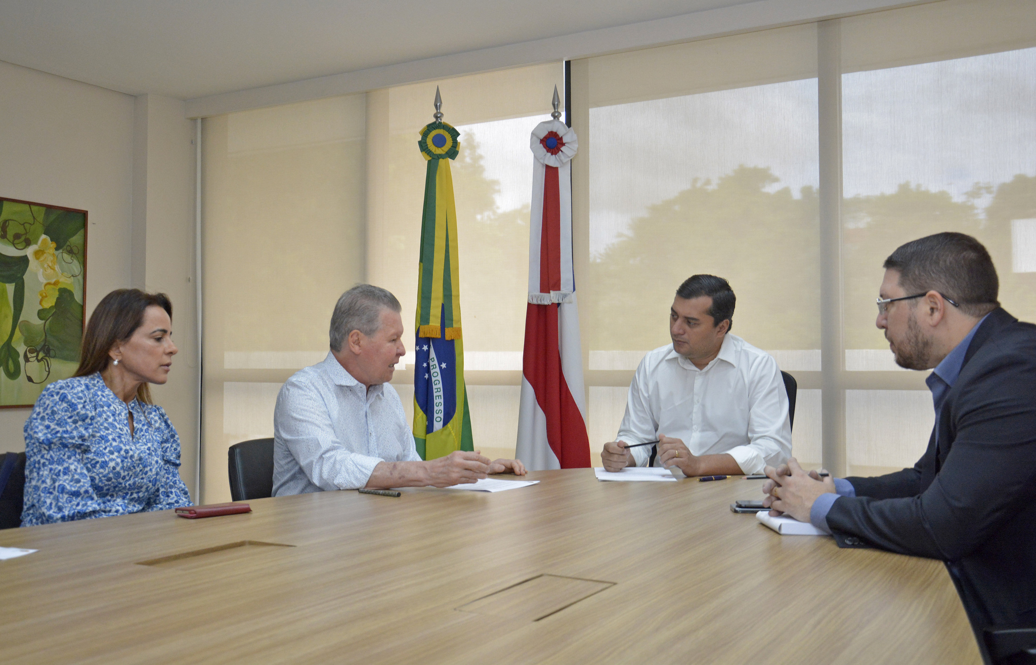 Prefeito Arthur Neto e governador Wilson Lima definem agenda comum