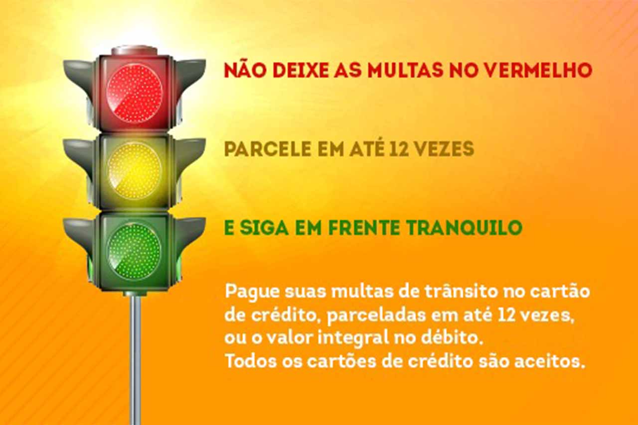 Não deixe suas multas de trânsito no vermelho