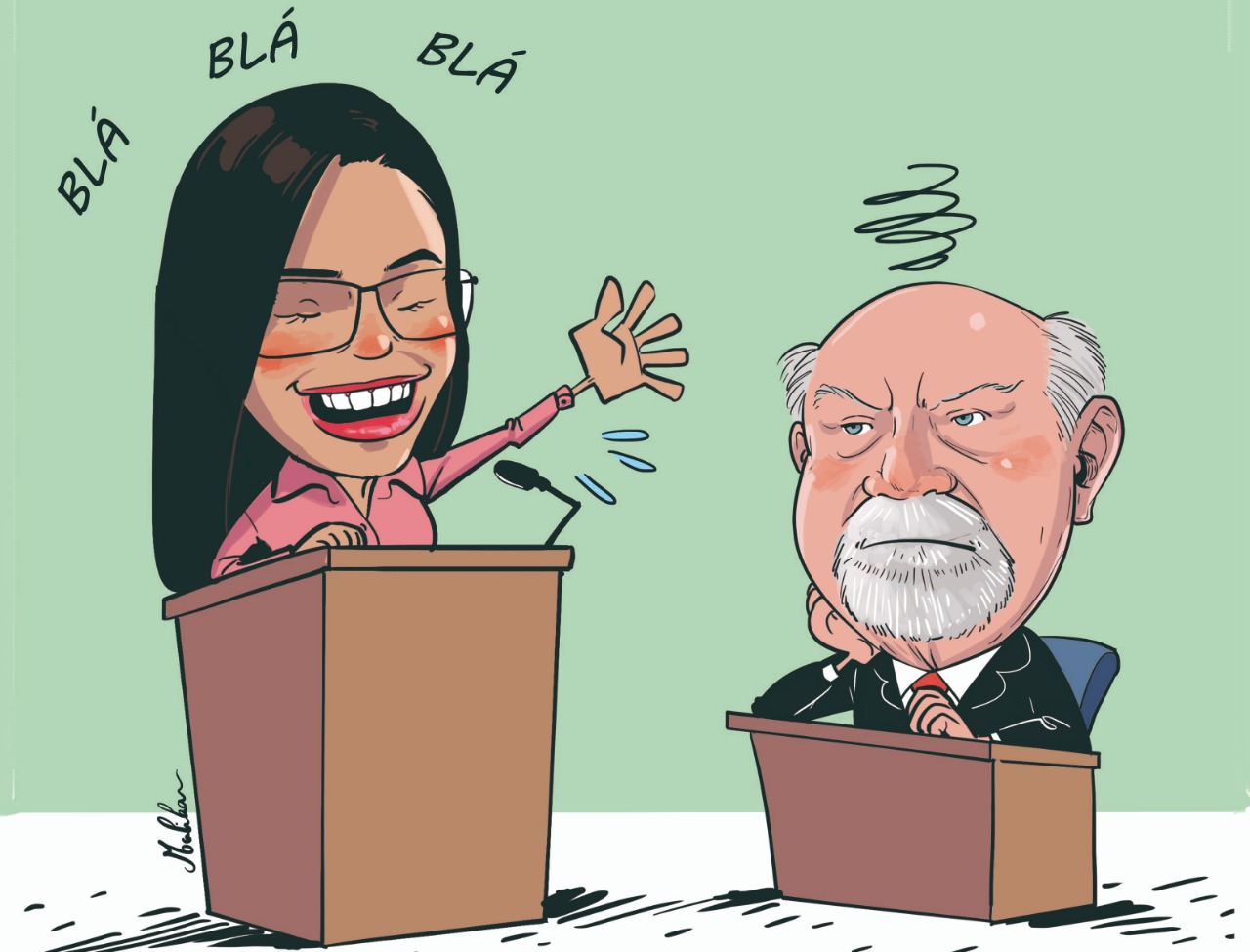 Mayara: a deputada estreante e falante