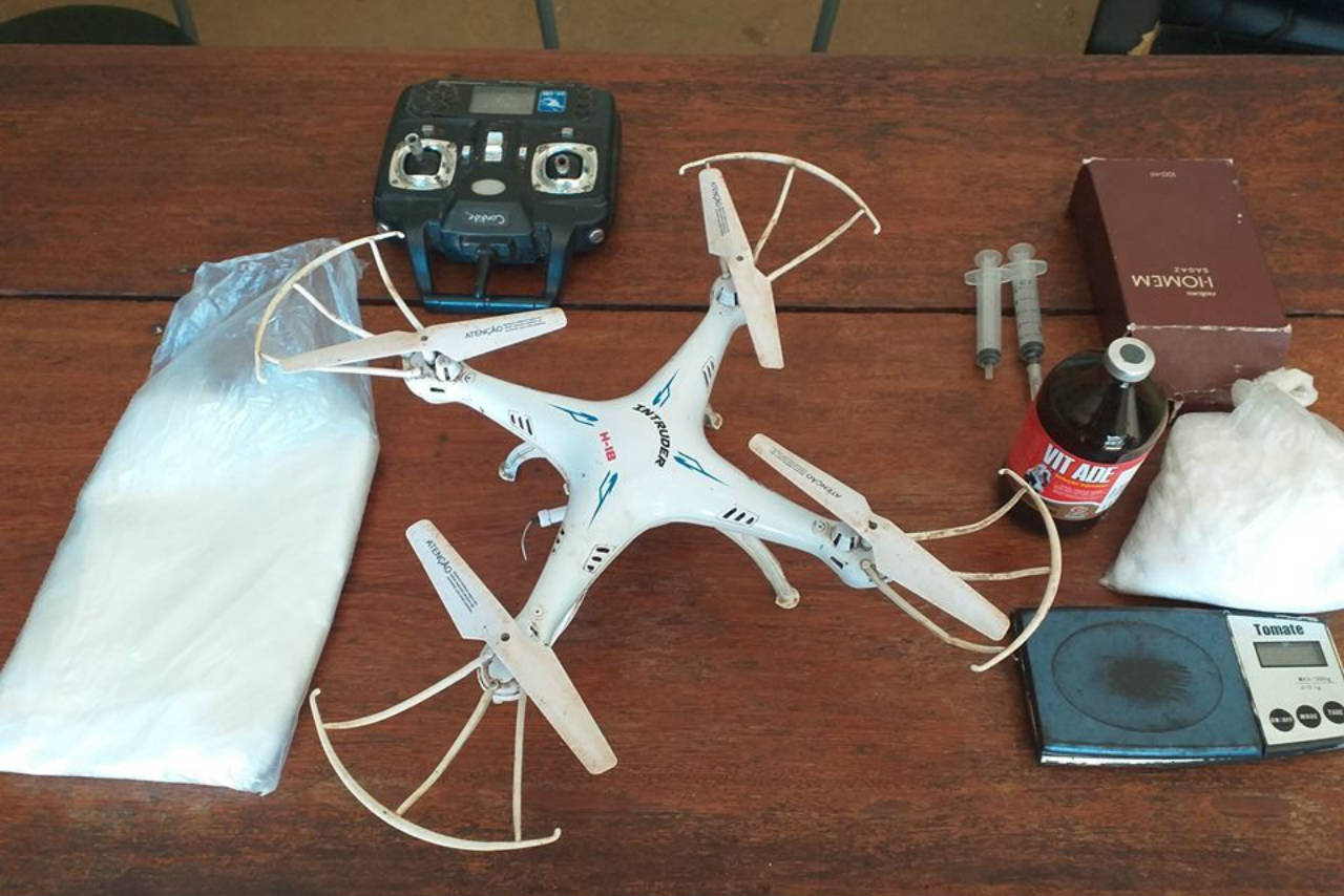 Polícia apreende drone usado para entregar maconha no Amazonas