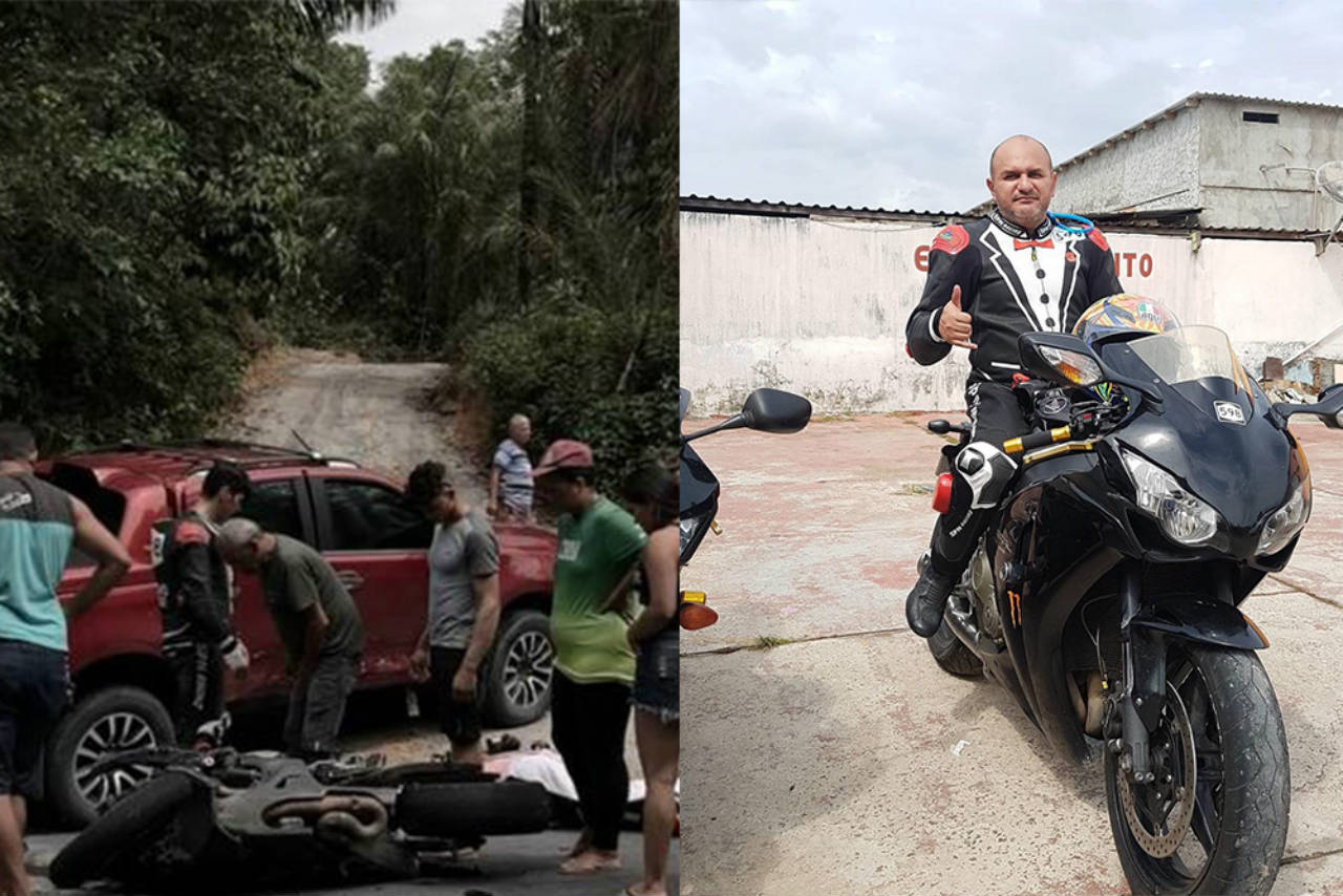 Membro de moto clube morre após colidir com picape na AM-010