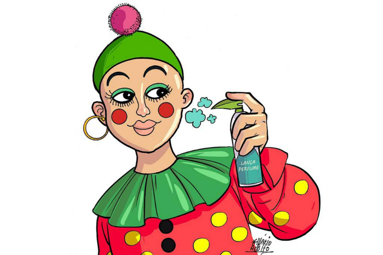 Menina veneno dos velhos carnavais