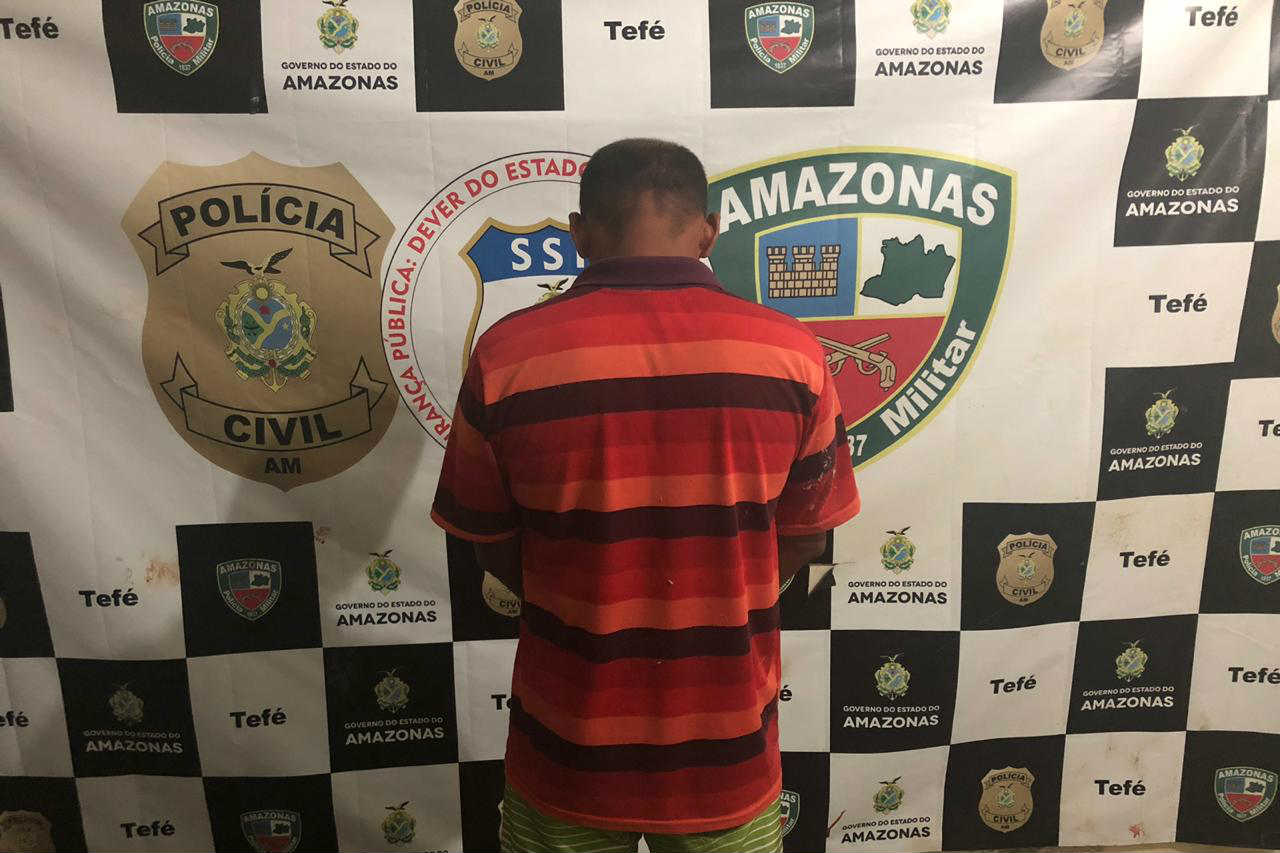 Homem é preso em Tefé suspeito de estuprar e engravidar as enteadas