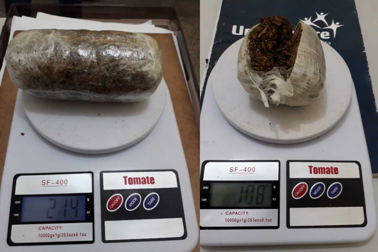 Cinco mulheres são detidas tentando entrar com drogas em presídios