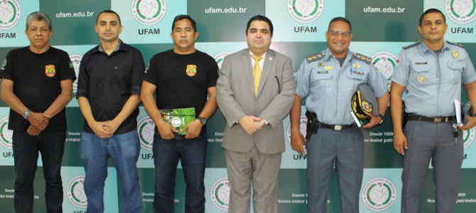 Ufam e PM discutem ações para garantir segurança à comunidade universitária