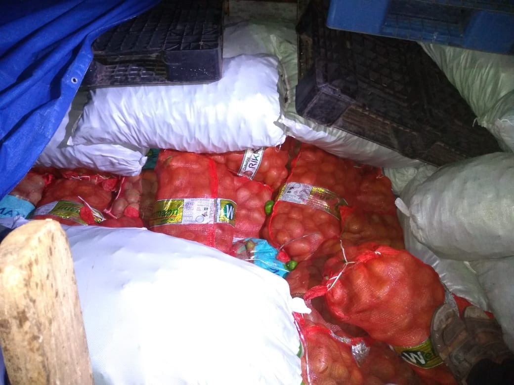 Adaf apreende 1,6 mil quilos de manga durante fiscalização na barreira