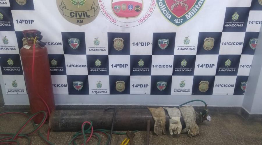 Grupo tenta roubar cofre em posto de gasolina na zona Leste de Manaus