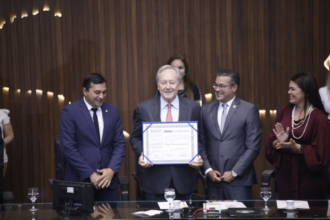 Ricardo Lewandowski recebe Título de Cidadão por defesa da ZFM