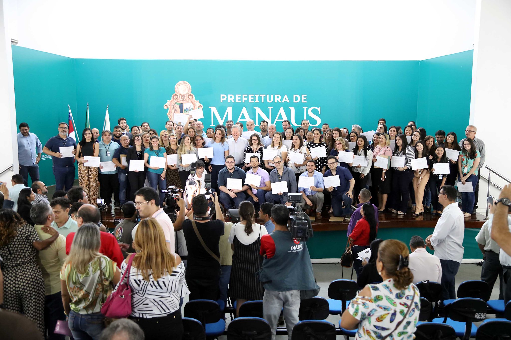 Servidores da Manaus Previdência são homenageados por primeiro lugar em Responsabilidade Previdenciária