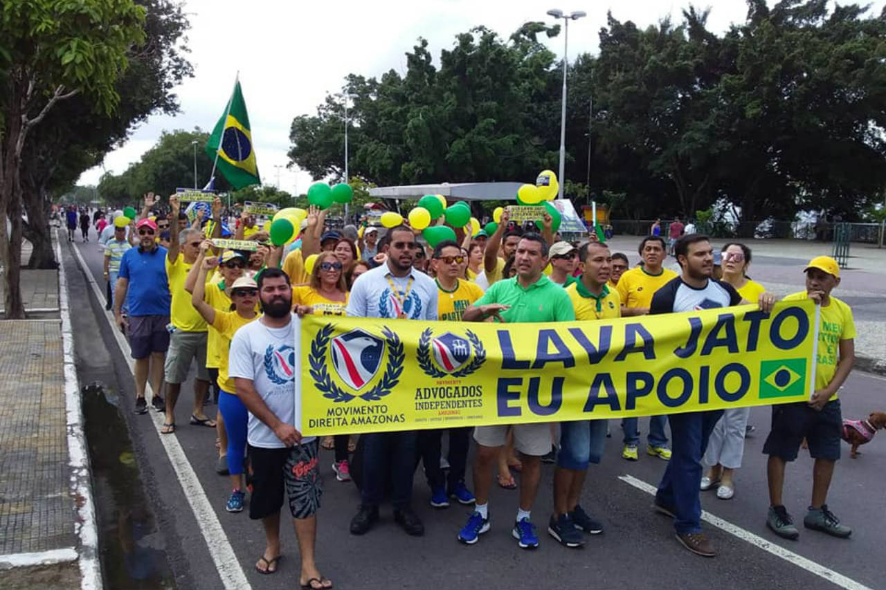 Movimentos farão atos pró Lava-Jato e Sérgio Moro em Manaus
