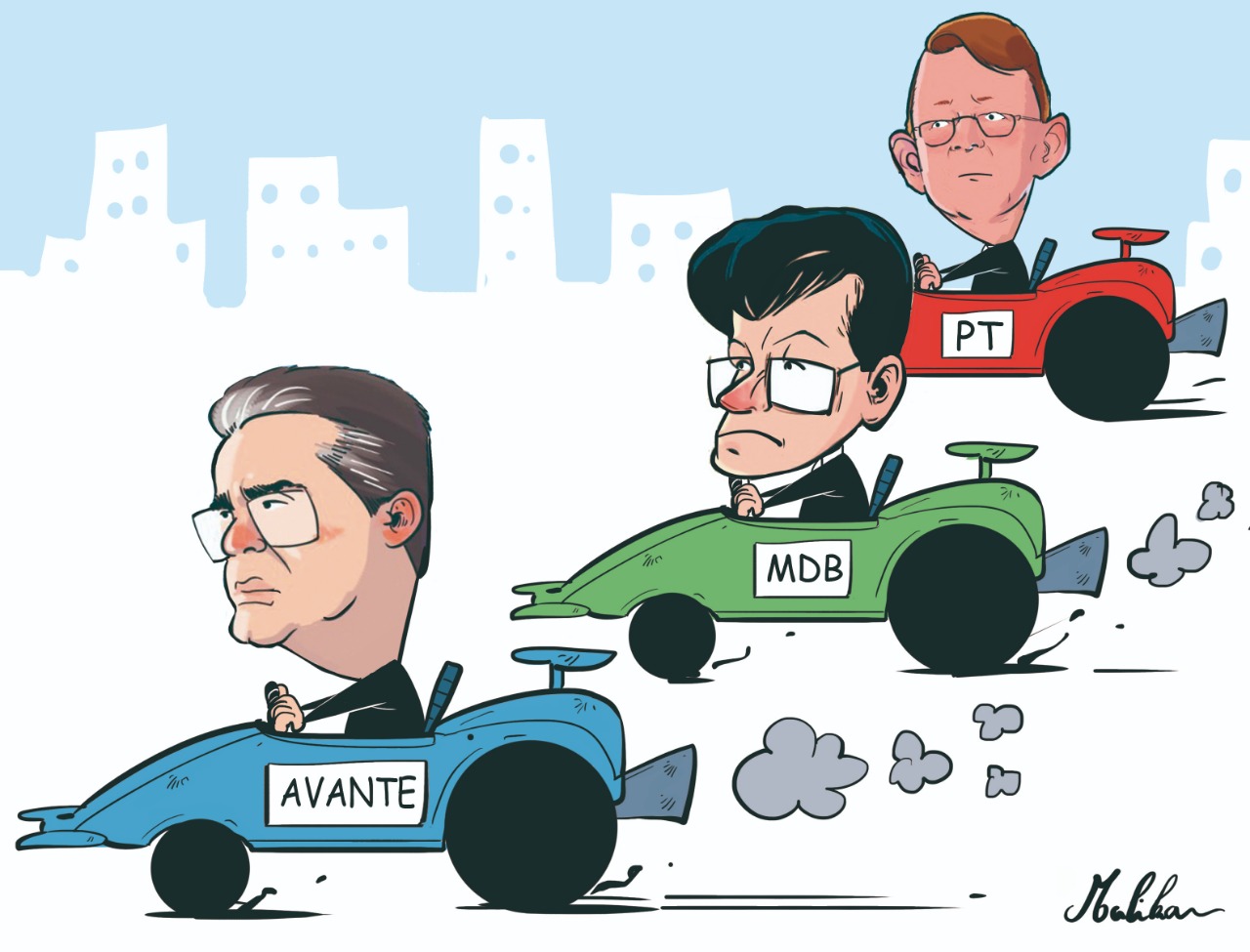 Dito &#038; Feito &#8211; Braga &#8216;funga&#8217; no cangote de David na corrida pela prefeitura