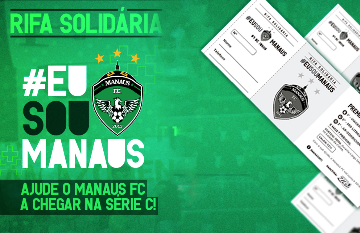 Manaus FC realiza rifa solidária para duelo com o Santos-AP