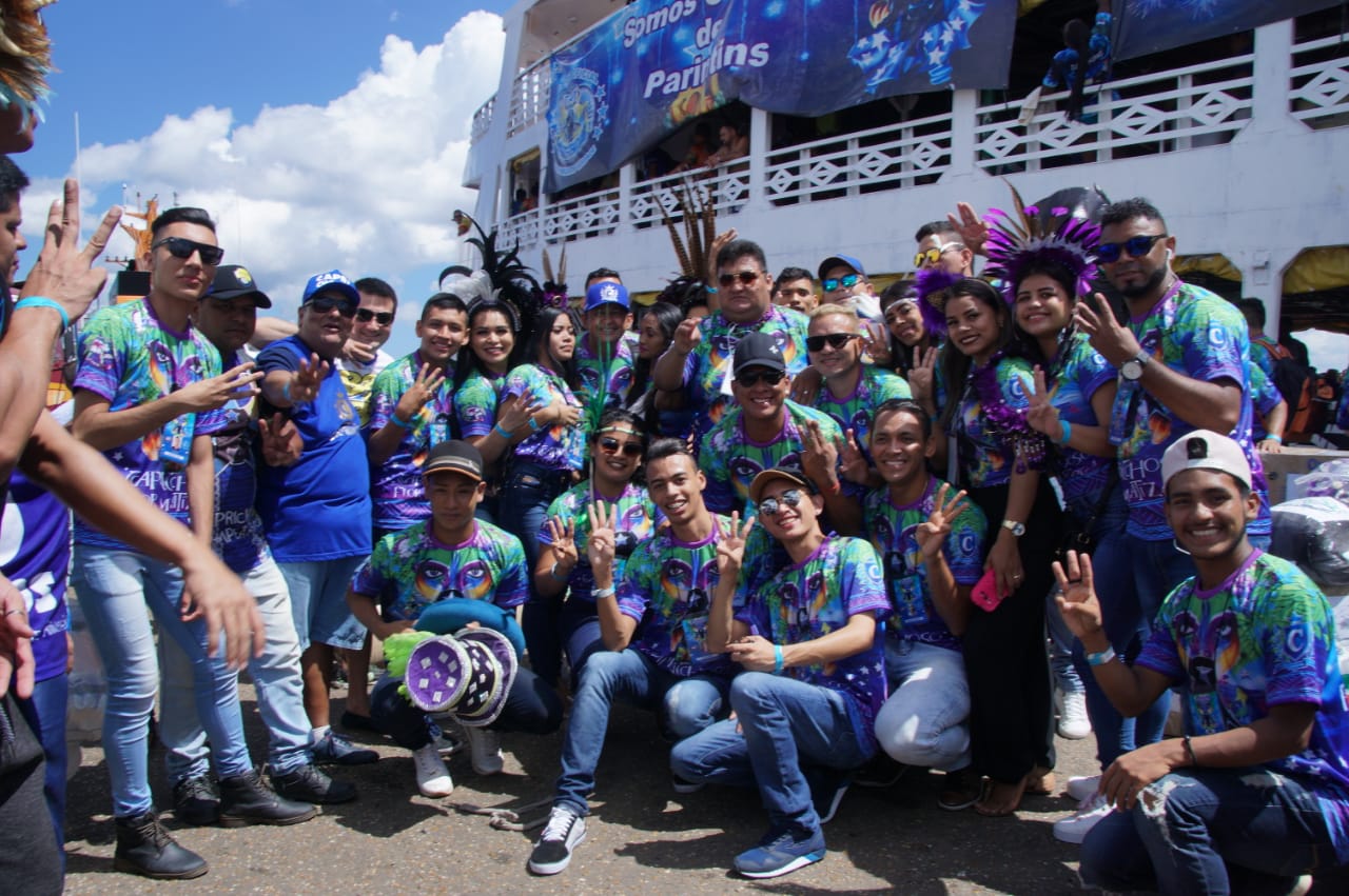 Boi Caprichoso recepciona caravana do Movimento Marujada