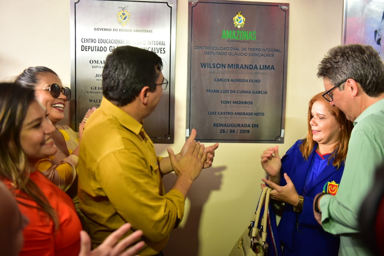 Wilson Lima reinaugura Ceti em Parintins