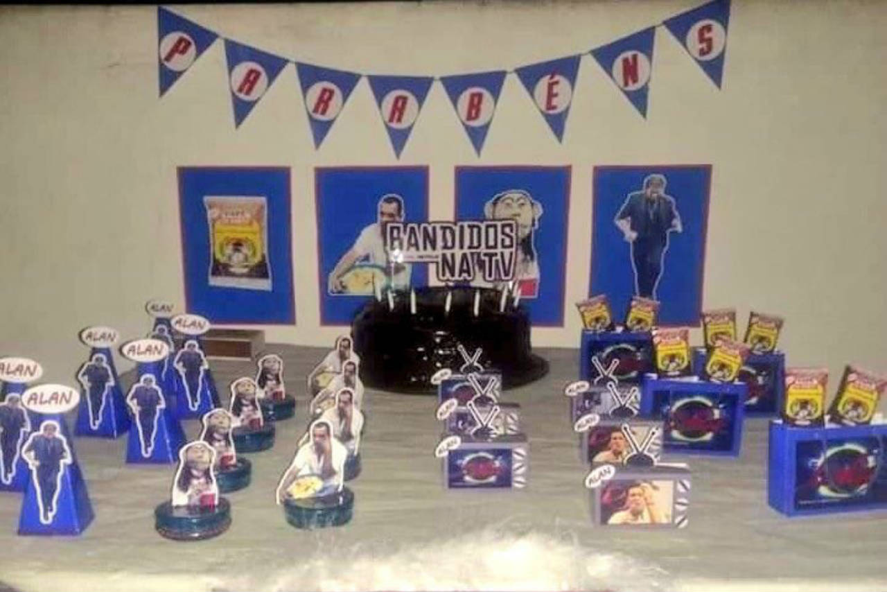 &#8220;Bandidos na TV&#8221; vira tema de festa de aniversário em Manaus