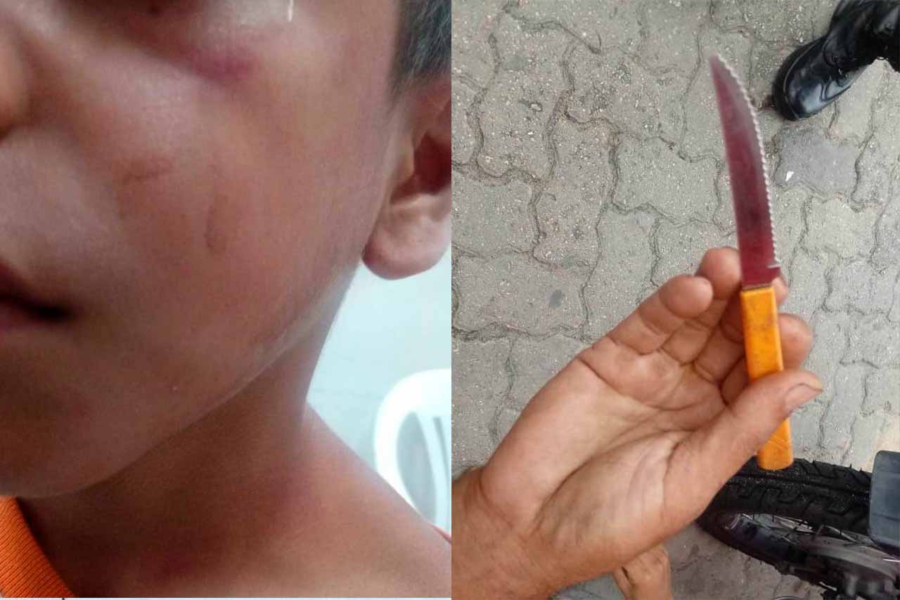 Em Manaus, mulher chuta e fere filho de 6 anos com faca