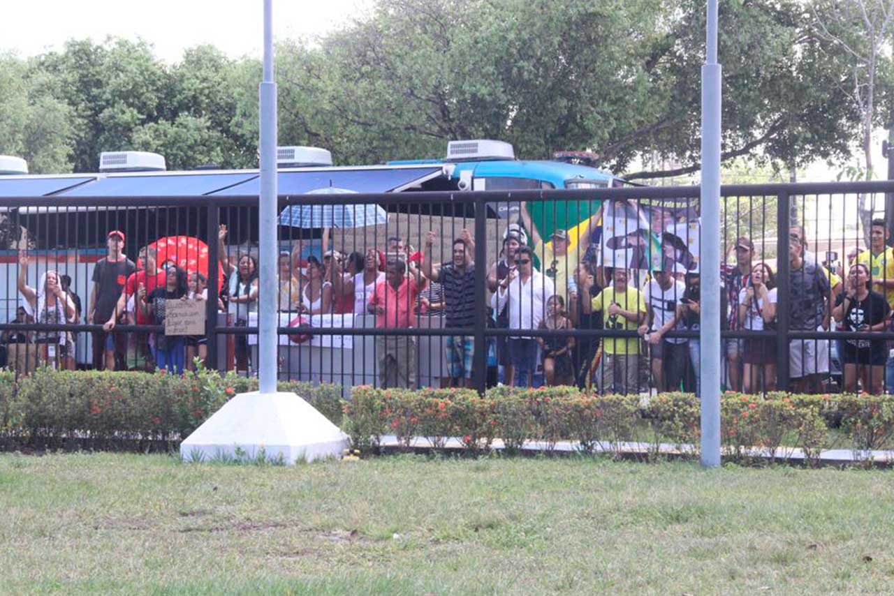 População não chegou nem perto de Bolsonaro em Manaus