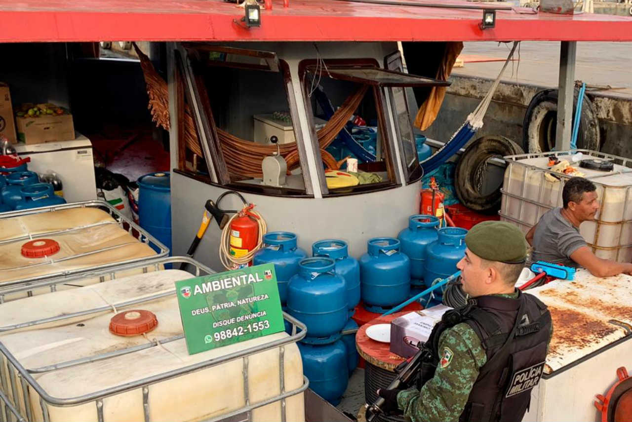 Mais de 70 mil litros de combustível irregular são apreendidos no Educandos