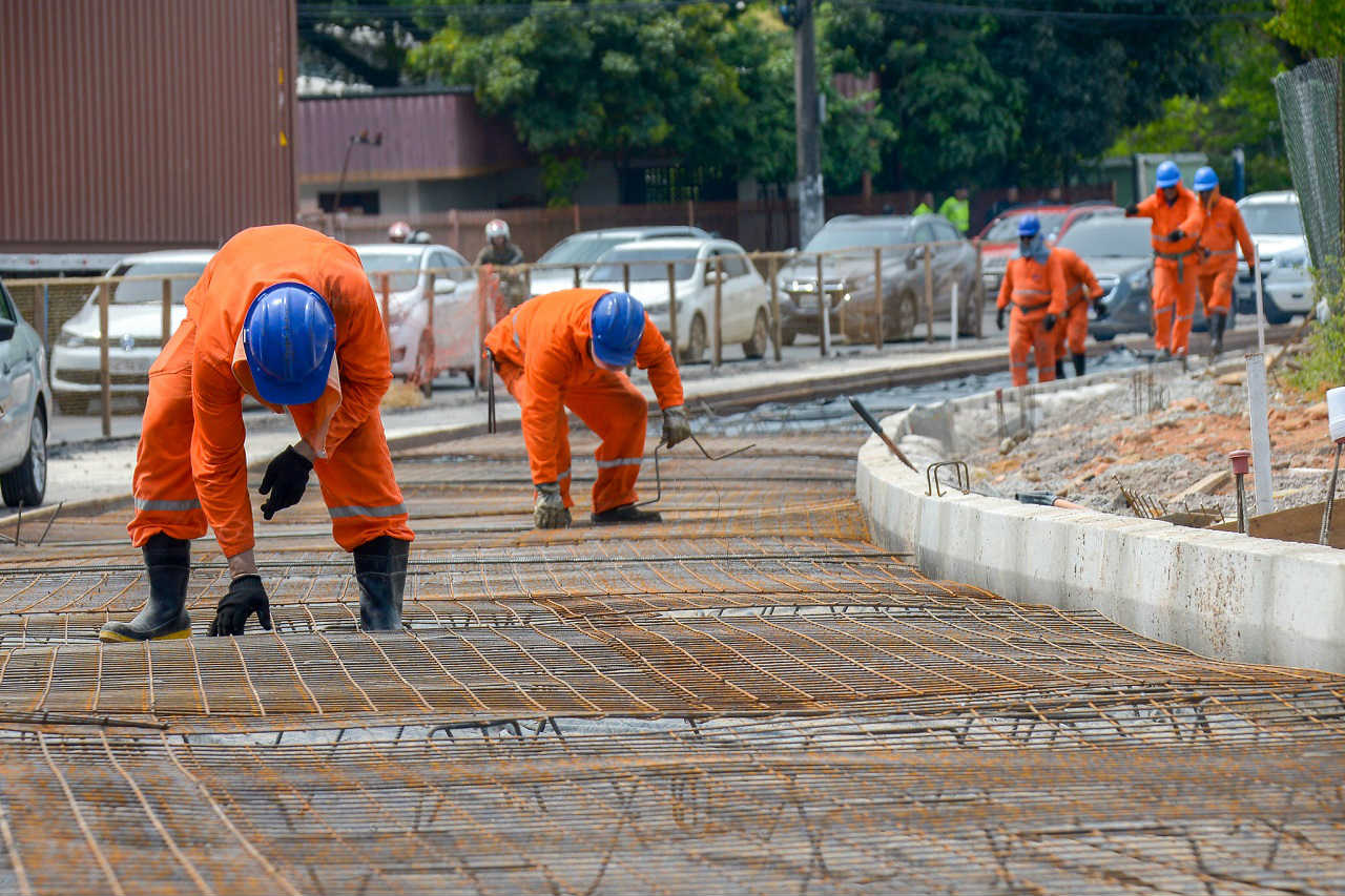 Recuperação da Bola da Suframa entra em fase de concretagem