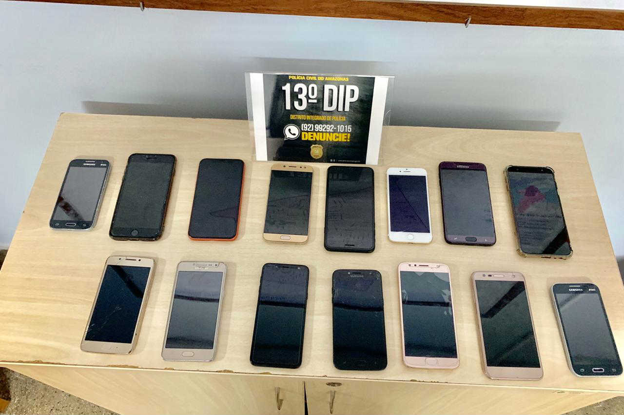 Polícia Civil recupera 15 celulares roubados na zona norte