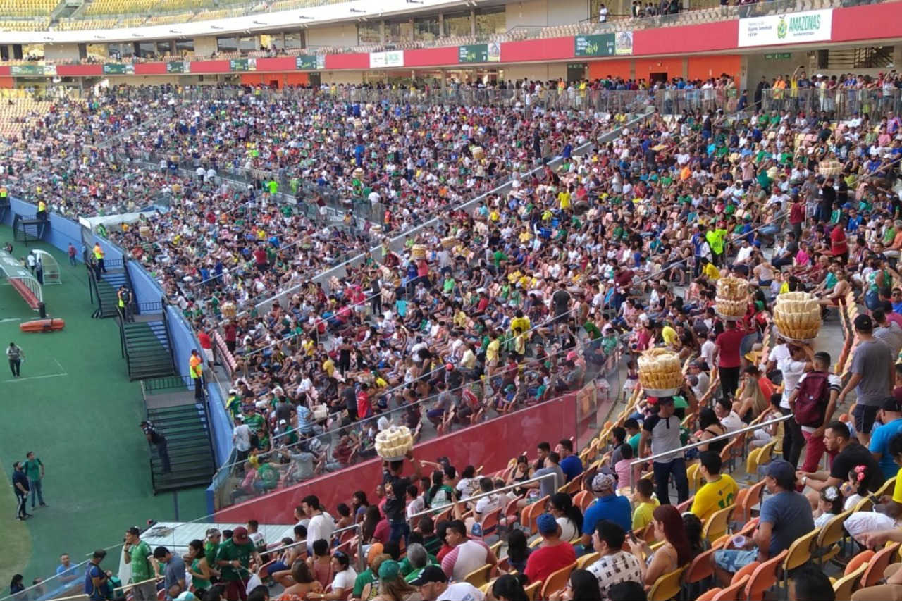 Torcida prepara mosaico para final na Série D entre Manaus FC e Brusque