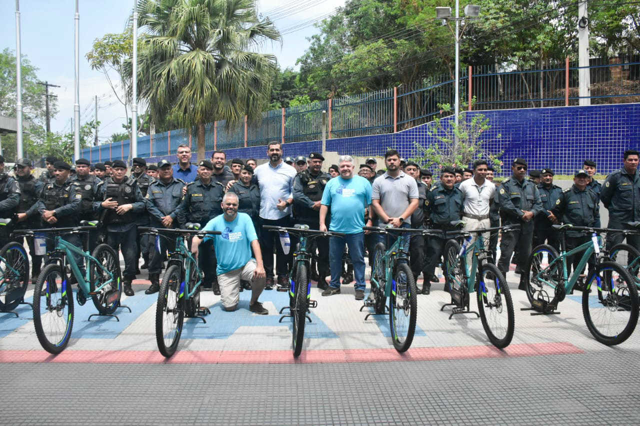 Guarda Municipal recebe a doação de 50 bicicletas para ciclo patrulhamento