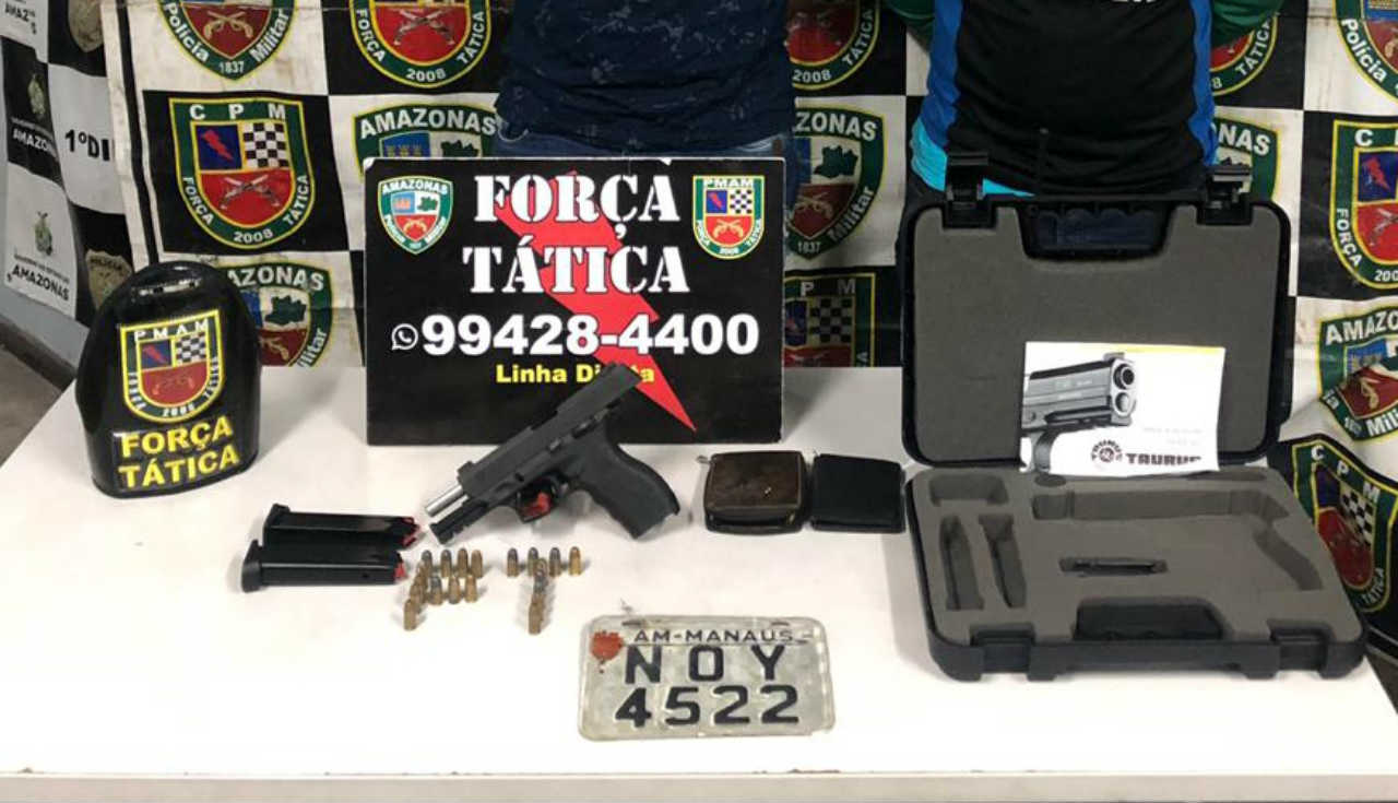 Número de armas apreendidas aumenta mais de 15% em Manaus