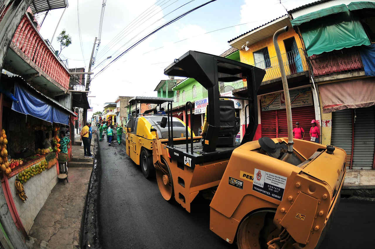 Requalifica 3 chega a mais dois grandes corredores viários de Manaus
