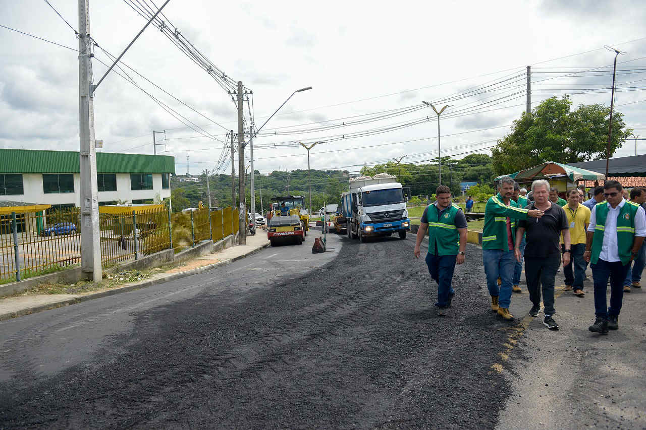 Cidade Nova recebe obras do Requalifica 3 com mais 1,3 quilômetro de recapeamento