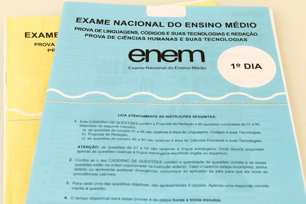 Gabaritos do Enem serão divulgados no dia 13 de novembro