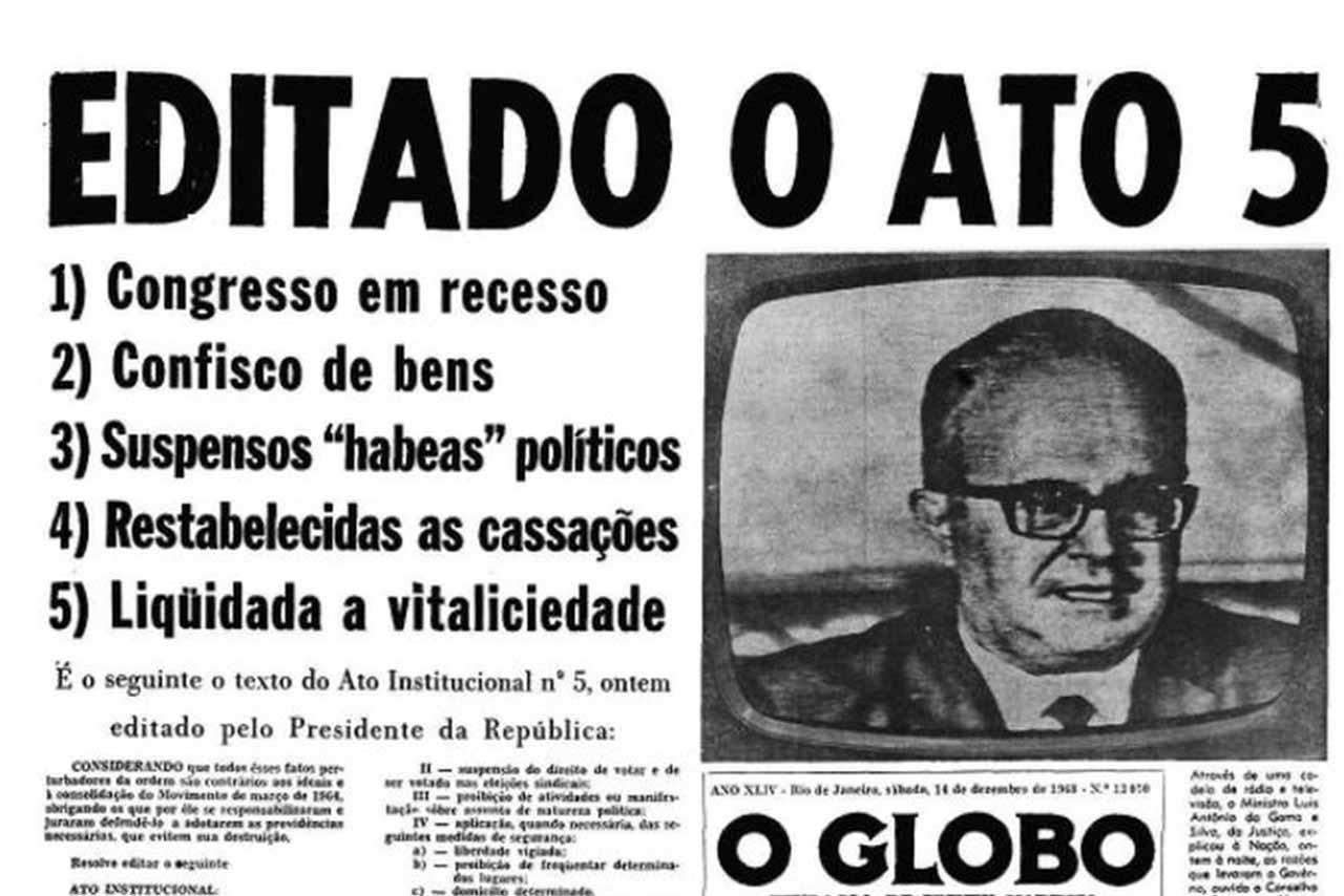 O que espanta mesmo é que muita gente sequer sabe o que foi o AI-5