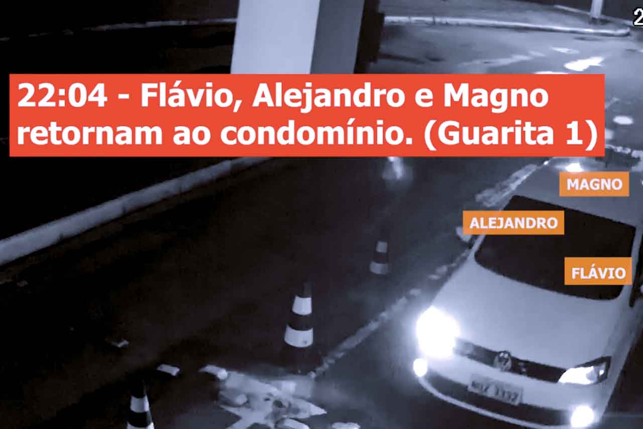 Defesa de Alejandro divulga imagens das câmeras de segurança; veja