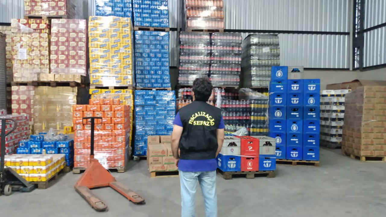 Bebidas sem nota fiscal são apreendidas pela Sefaz-AM