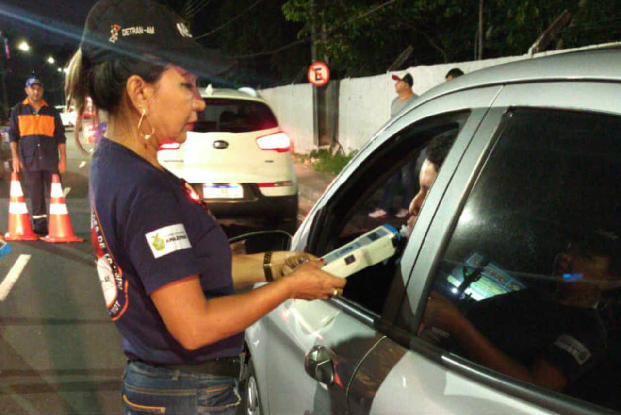 Lei Seca flagra 26 motoristas alcoolizados durante final de semana em Manaus