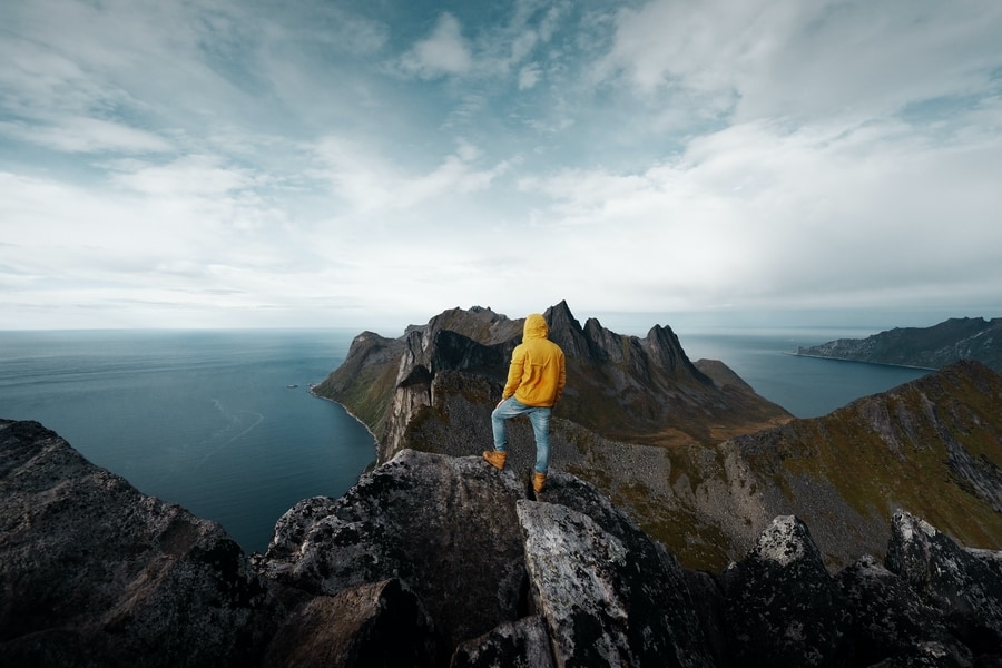Hacer senderismo por los alrededores de Tromso, Noruega