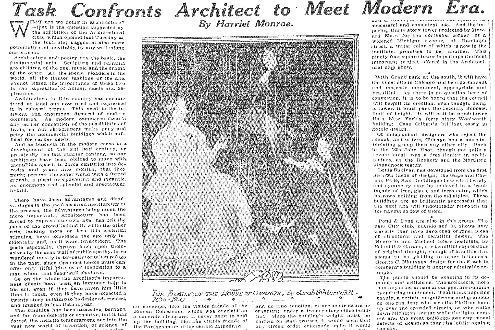 Task Confronts Architect to Meet Modern Era | The Poetry Foundation