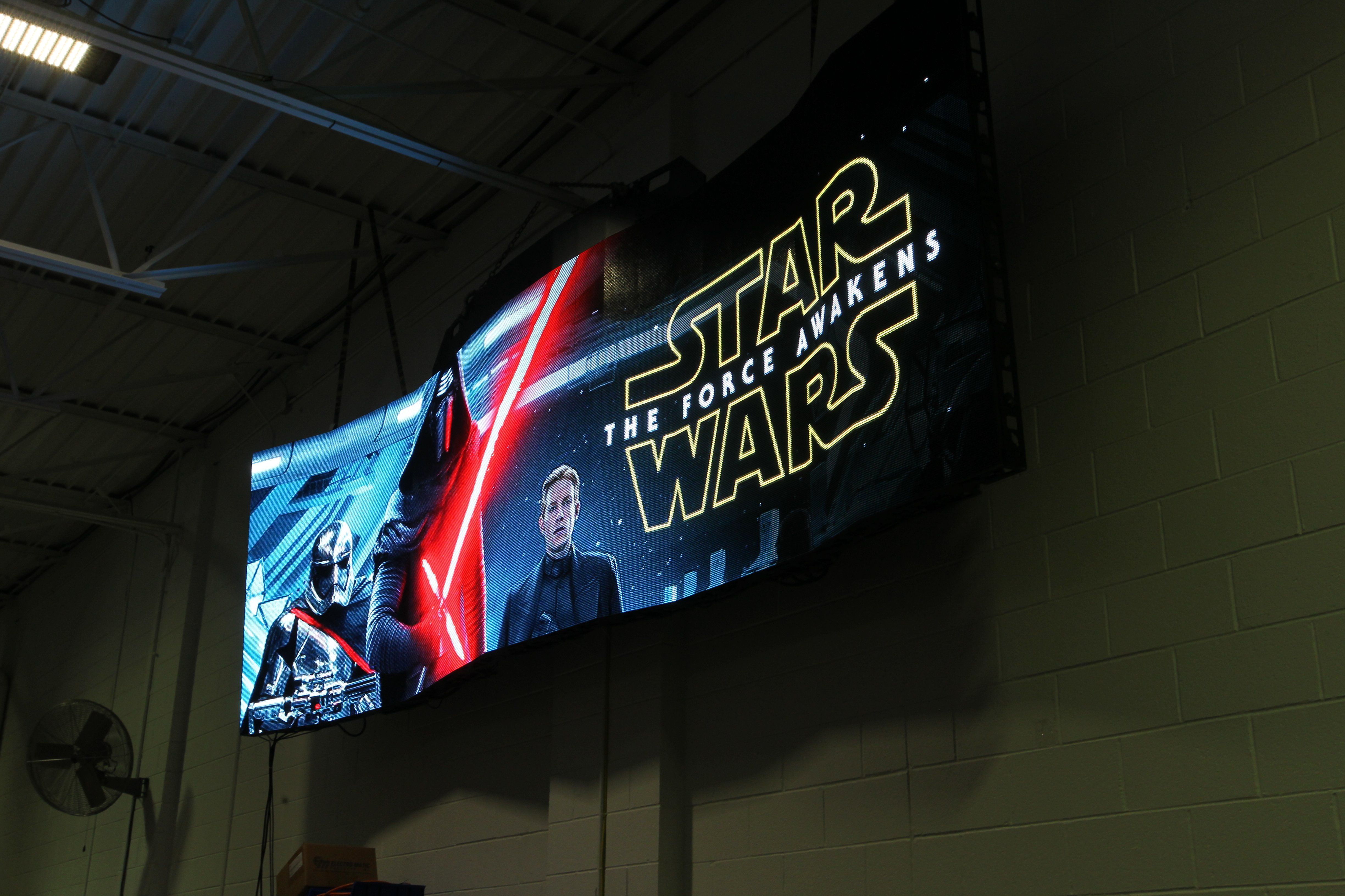 indoor curved LED display