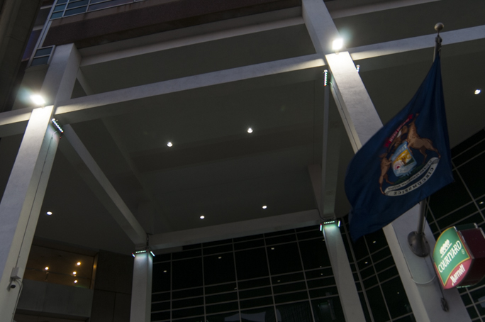 LED Lighting Police flag