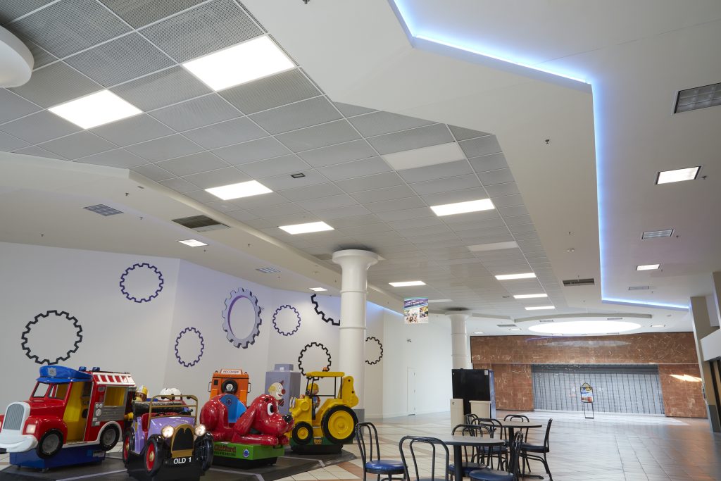 Nittany Mall lighting upgrade