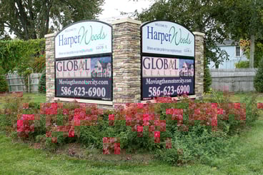 harper woods led display