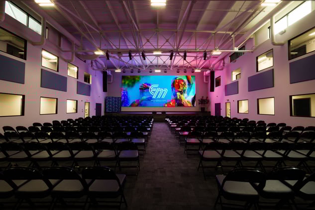 meyer video wall main room