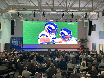 meyer video wall football game