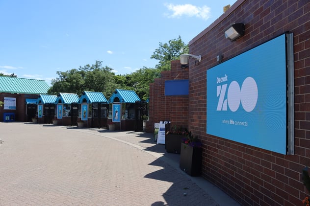 Zoo main entrance