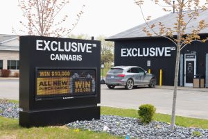 Exclusive Cannabis Outdoor LED Display