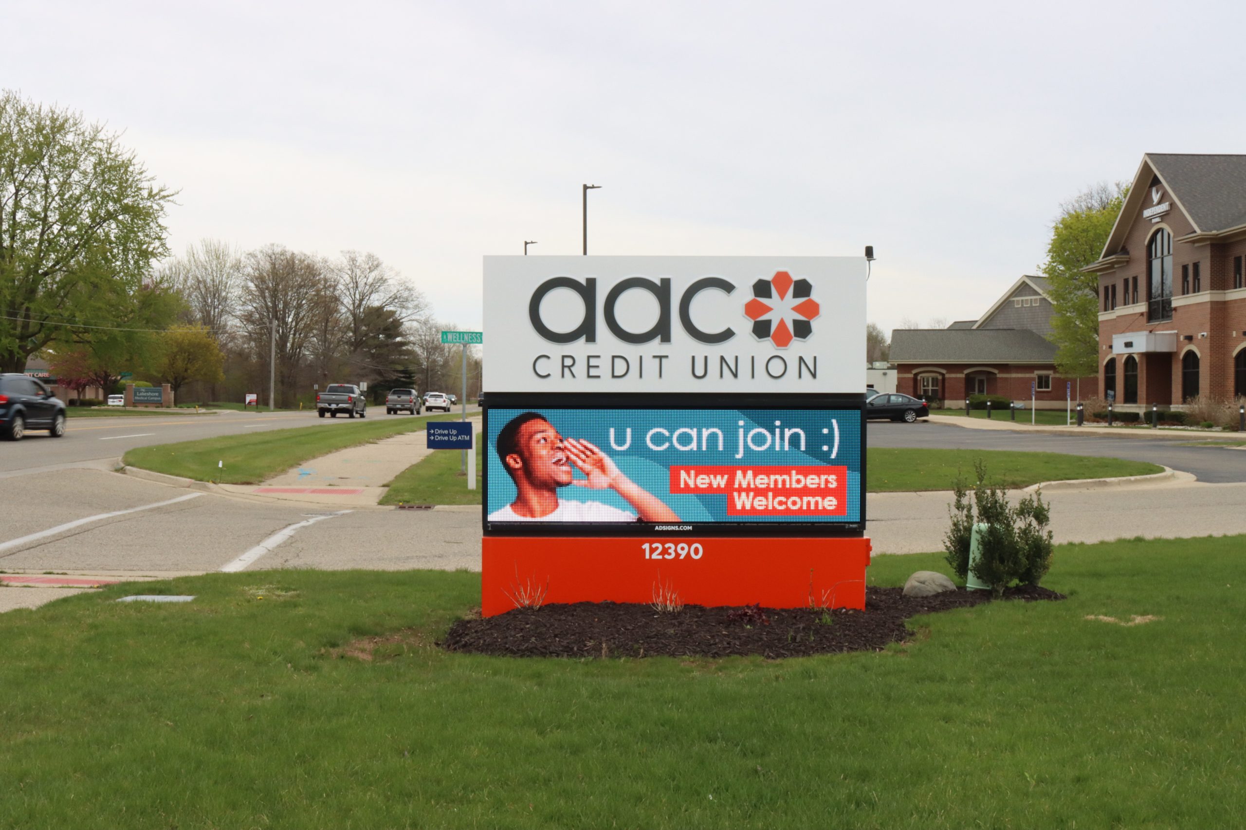 AAC Credit Union Digital LED Outdoor Sign