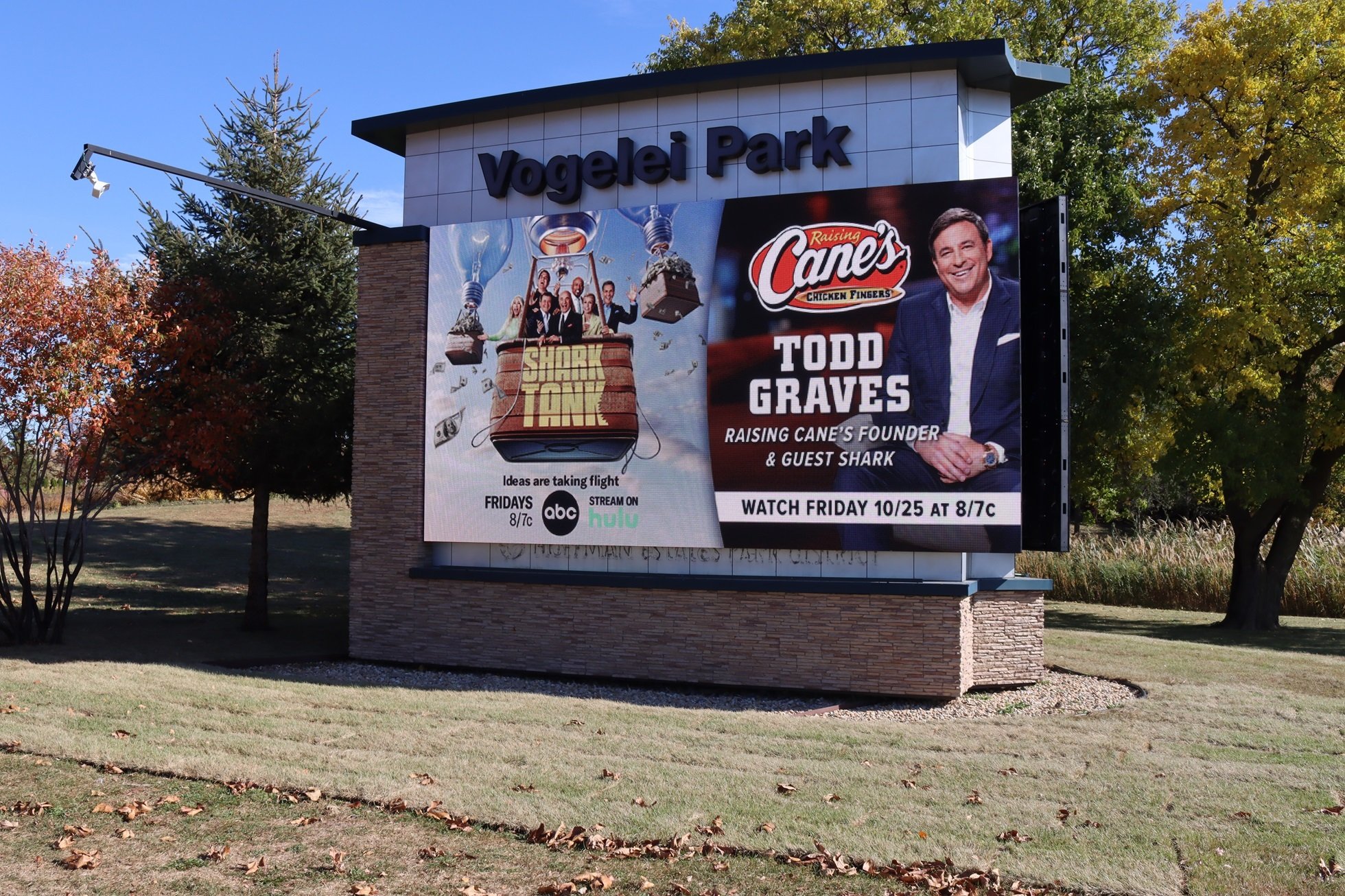 Vogelei Park LED display