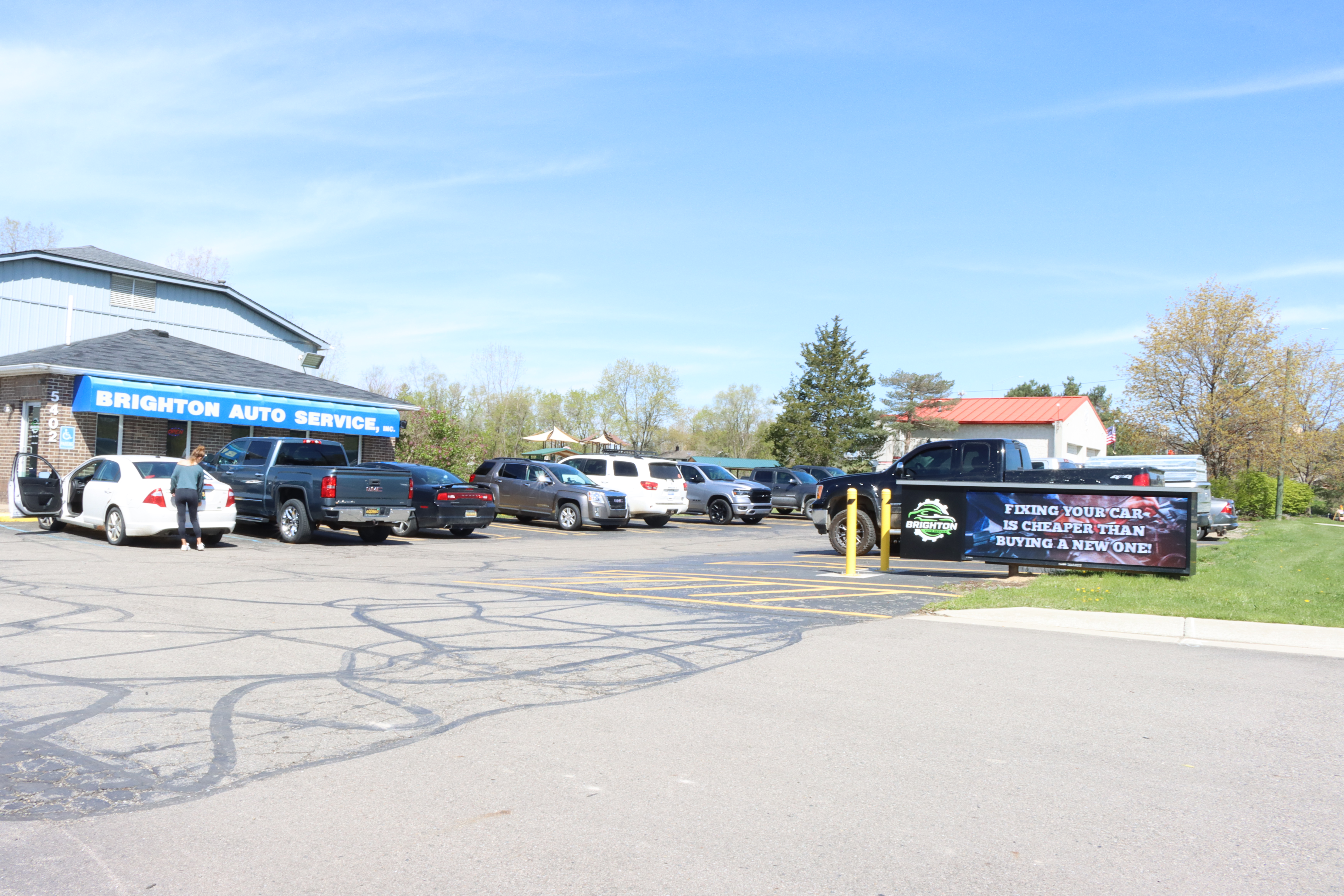 Brighton Auto Service Outdoor LED Display