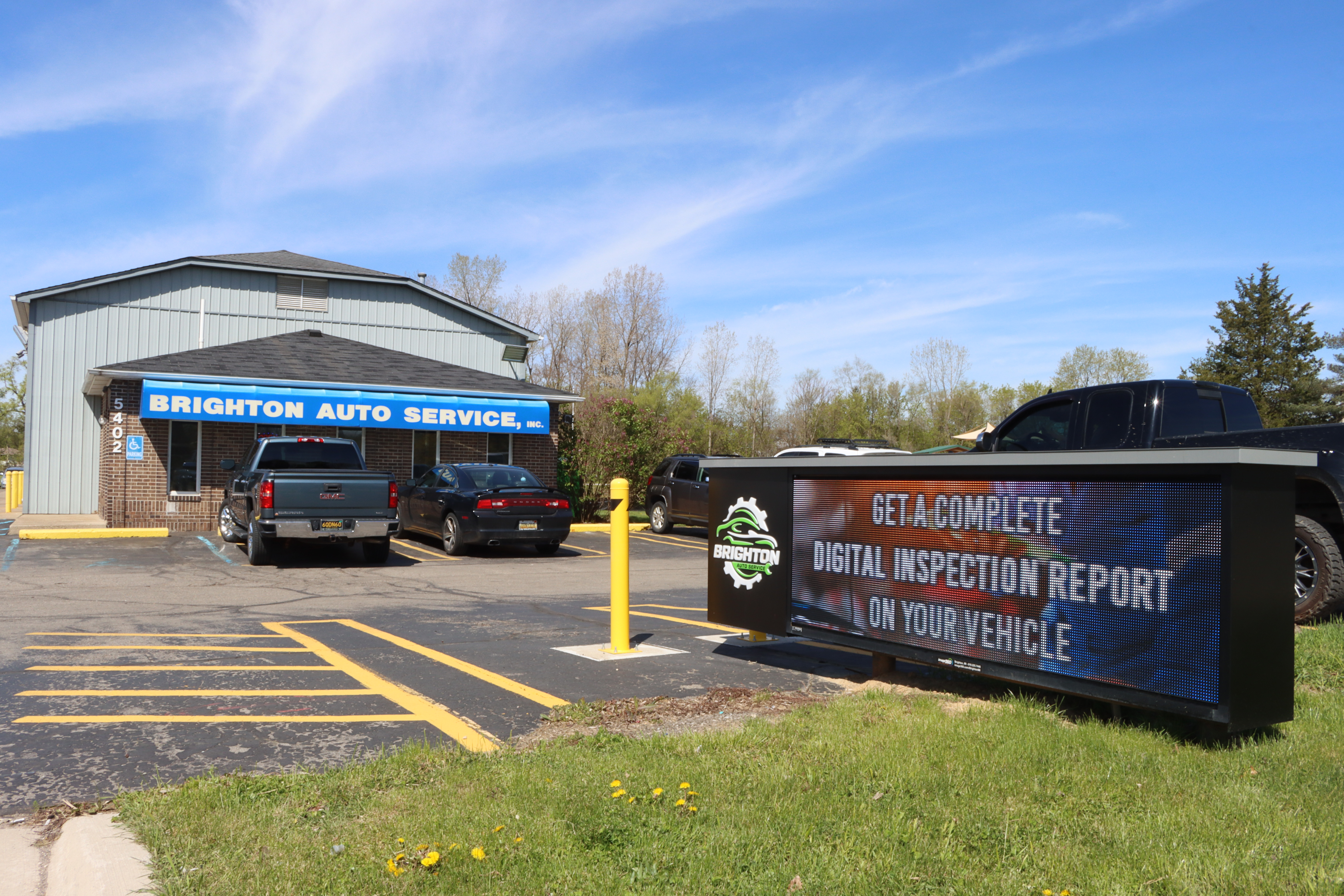 Brighton Auto Service Outdoor Display